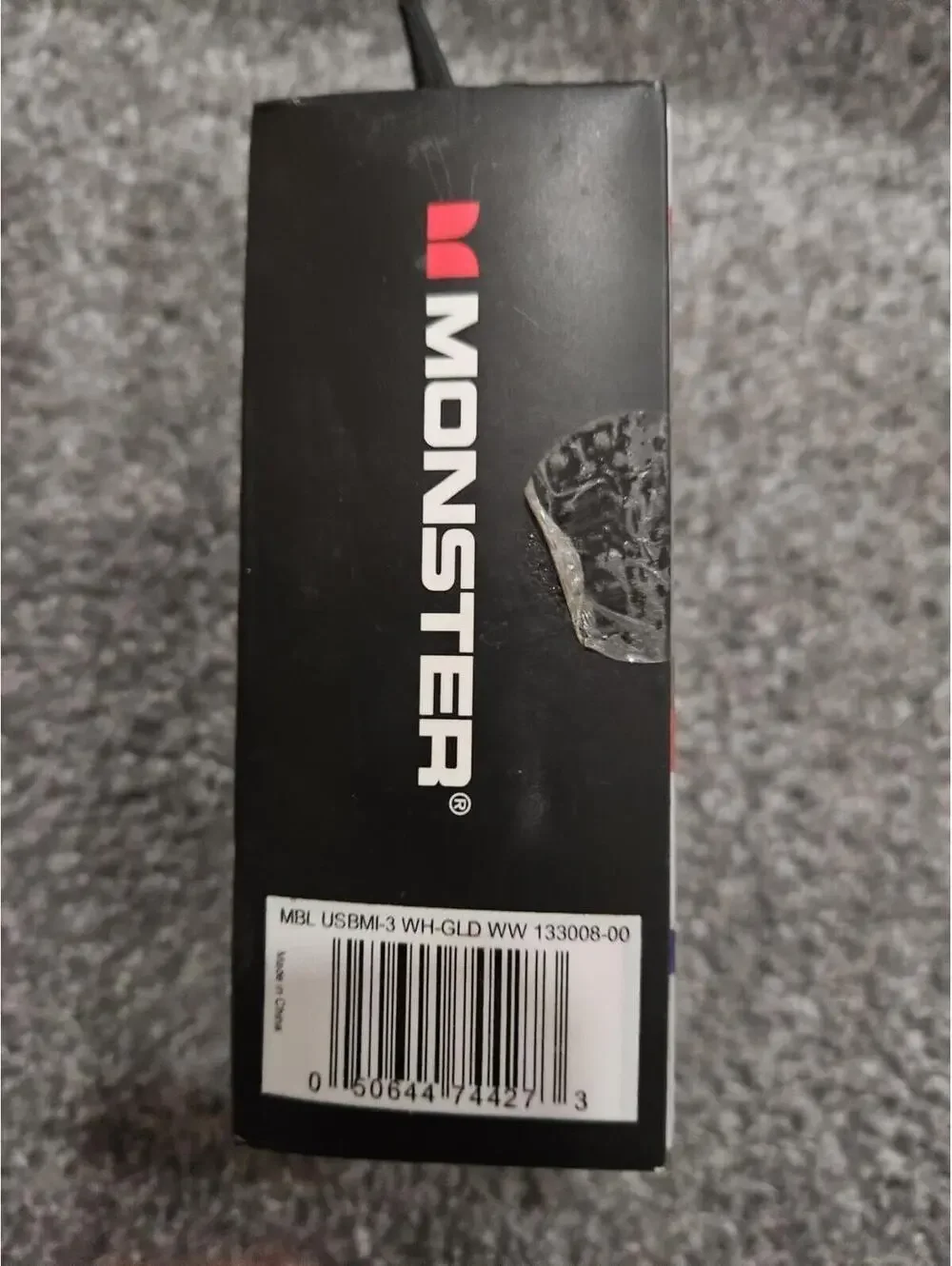 Monster Micro Usb Cable 3Ft White Gold (RETURNED ITEMS)